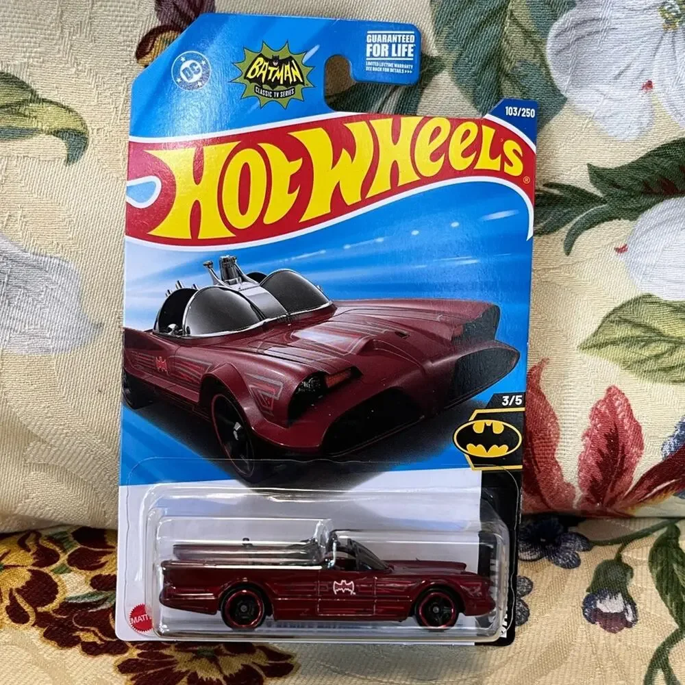 NIB! 2025 Hot Wheels 3/5 Batman Red TV Series Batmobile